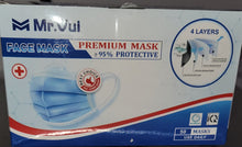 Load image into Gallery viewer, Adult Disposable Face Mask, 50 pc
