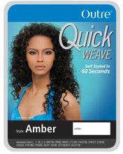Load image into Gallery viewer, AMBER (2 Dark Brown) -  Quick Weave Synthetic Hair Half Wig
