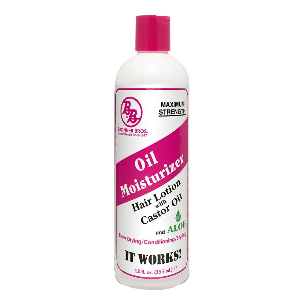 Bronner Bros Oil Moisturizer Hair Lotion Maximum Strength - 12 Oz