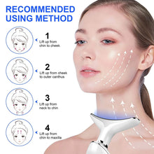 Load image into Gallery viewer, Firming Removal Device for Neck Face, Facial and Neck Massage Kit, Double Chin Reducer Vibration Massager for Skin Care,Improve, Firm, and Smooth, White
