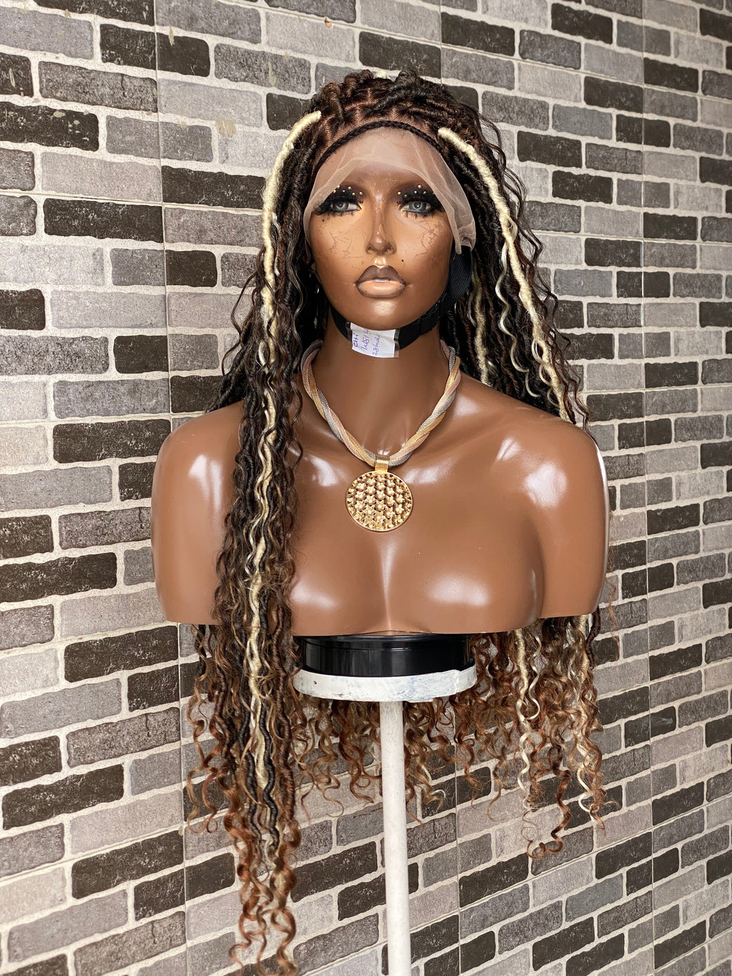 Glueless Bohemian Soft Faux Locs Wig