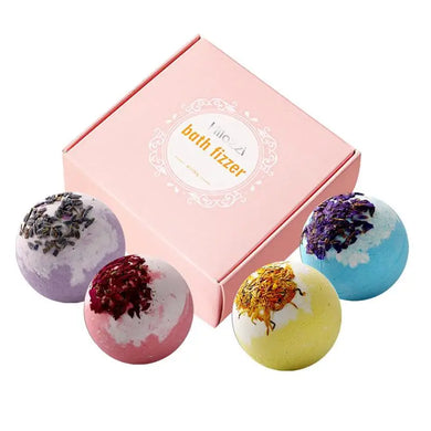 1Pc Aromatic Bubble Bath Ball Essential Oil Petal Deep Sea Body Bath Salt Ball Natural Low Foam Bubble Bath Bombs Ball