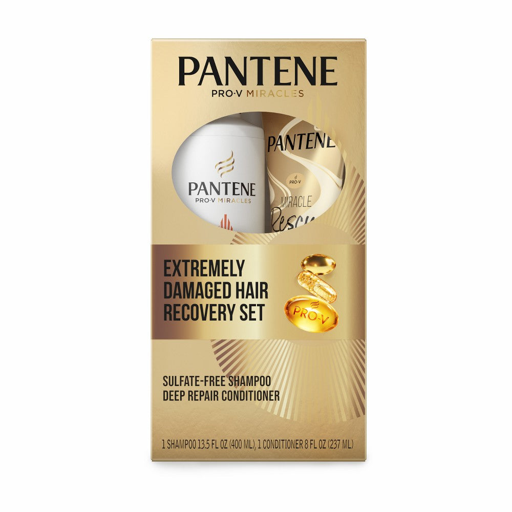 Pantene Pro-V Miracles Extreme Damage Hair Recovery - Shampoo & Conditioner Pack