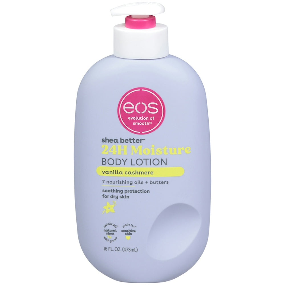 EOS Shea Better 24H Moisture Vanilla Cashmere Body Lotion - 16 Oz
