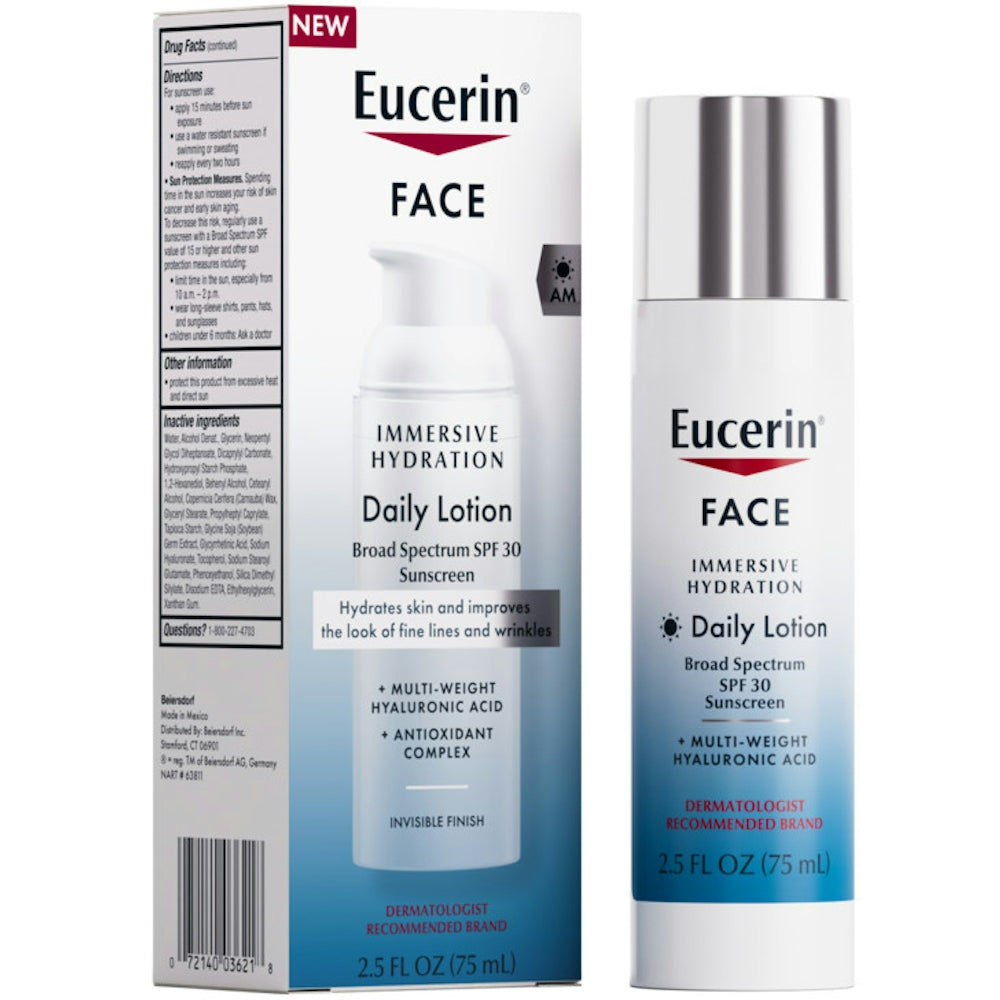 Eucerin Face Immersive Hydration Daily Lotion - SPF 30