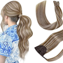 Load image into Gallery viewer, VIP Ponytail / Silky 24" (100 grams) 100% Human Hair
