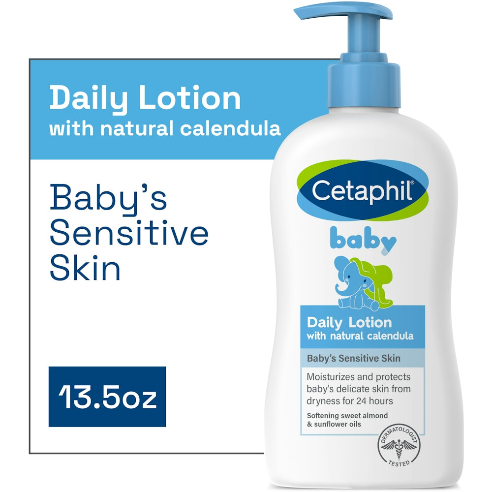 Cetaphil Baby Daily Lotion For Face & Body, 13.5oz