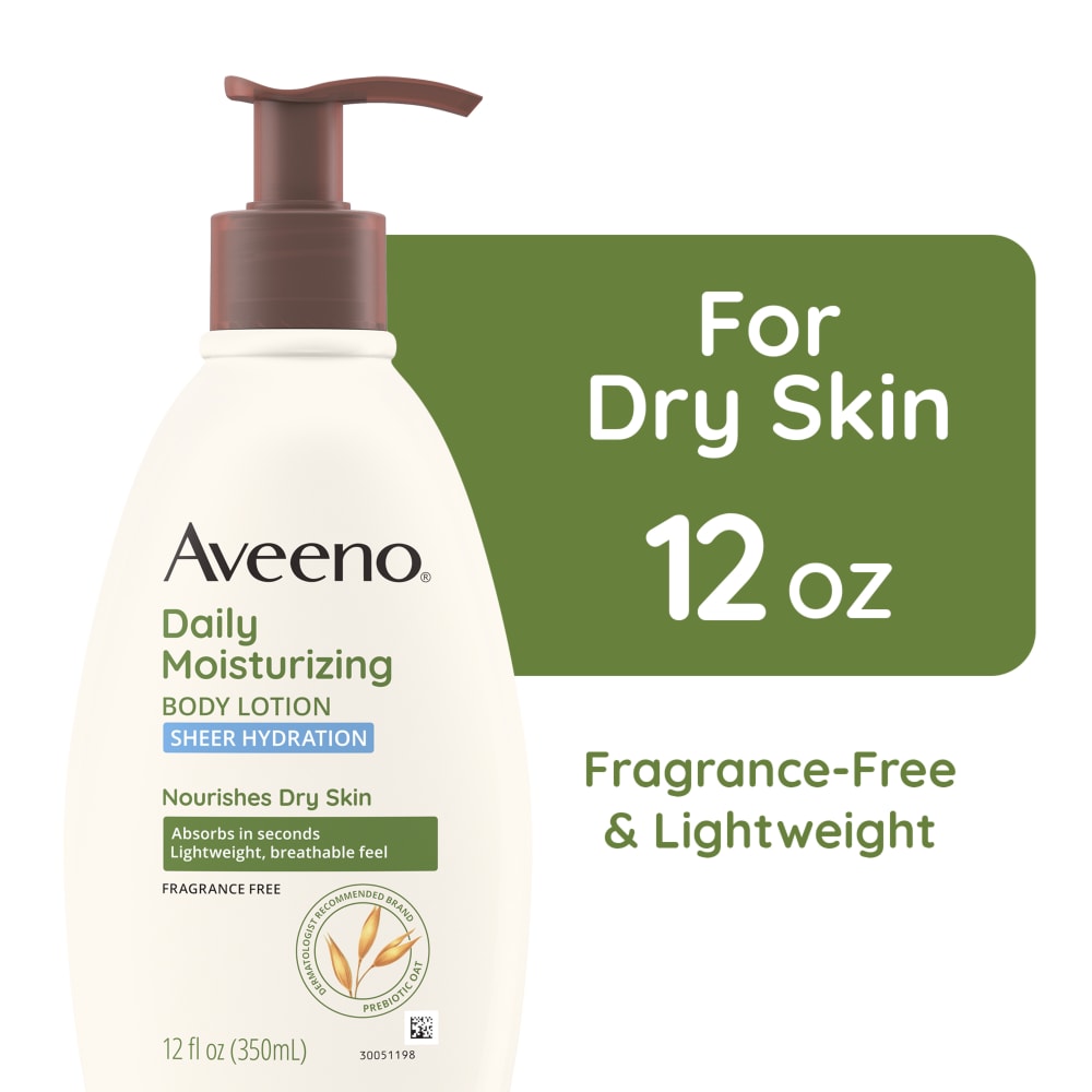 Aveeno Daily Moisturizing Body Lotion, 12 Fl Oz