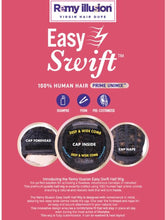 Load image into Gallery viewer, Remy Illusion Easy N Swift Yuma Half Wig - Deep Wide Combs - Forehead Cap (FS1B/BURG)
