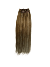 Load image into Gallery viewer, VIP Clip Extensions / Silky Straight 18" (140 g) - ClipeX System
