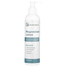 Load image into Gallery viewer, Unscented Magnesium Lotion for Sleep &amp; Leg Cramps, Suitable for Sensitive Skin, Helps with Muscle Relaxation, Soothes Tired Legs &amp; Foot Aches and Supports Restful Nights, 8 Fl Oz by M3
