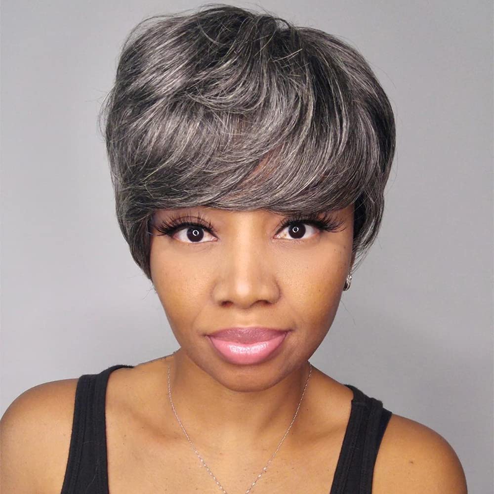 Lumiere Hair Pixie Cut Short Straight Human Hair