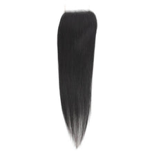 Load image into Gallery viewer, Brazilian Silky Straight 4x4 Transparent Lace Human Hair Closure
