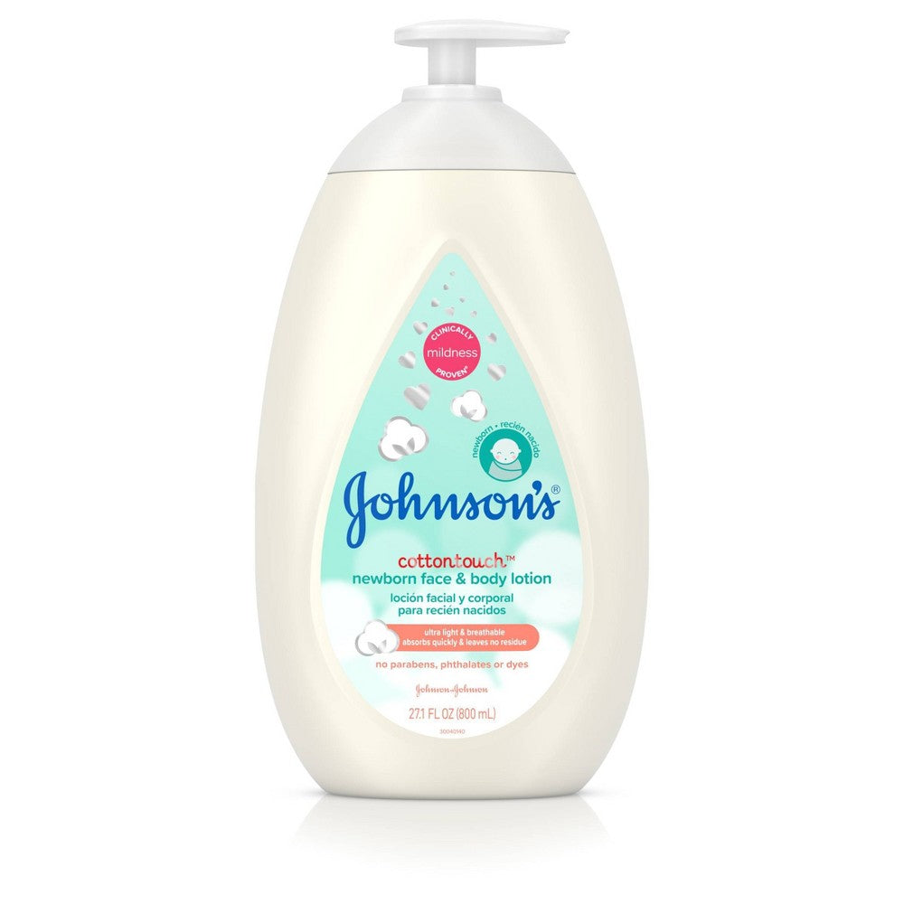 Johnson's Baby Cotton Touch Newborn Face And Body Lotion - 27.1 Oz