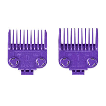 Load image into Gallery viewer, Andis 561002 OG Master Dual Magnet Clipper Guard Set, 2-Pack - Purple
