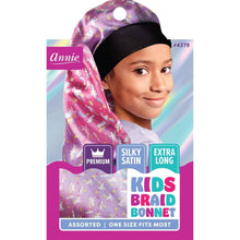 Load image into Gallery viewer, Annie Premium Kid&#39;s Silky Wide Edge Braid Bonnet
