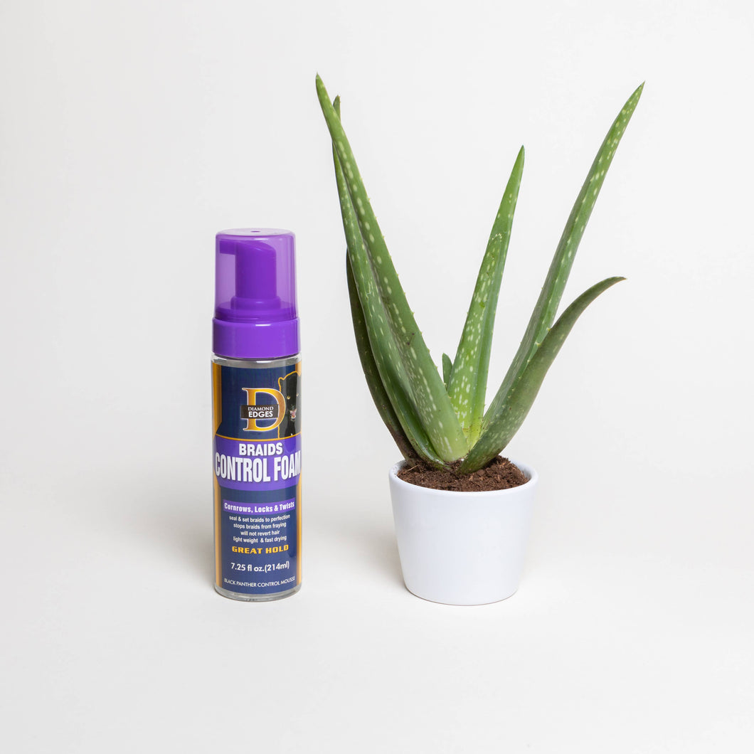 Black Panther Braid Control Foam, 8 oz