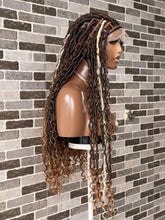 Load image into Gallery viewer, Glueless Bohemian Soft Faux Locs Wig
