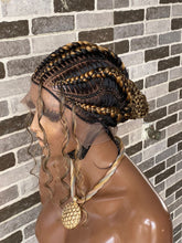 Load image into Gallery viewer, Glueless Feeding Braid Cornrow Wig - Janisa
