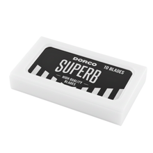Load image into Gallery viewer, Dorco Superb Premium Blade Display, 10 Count Razor Blade Replacement Packs
