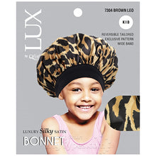 Load image into Gallery viewer, Lux By Qfitt - Kids Satin Bonnet
