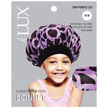 Load image into Gallery viewer, Lux By Qfitt - Kids Satin Bonnet
