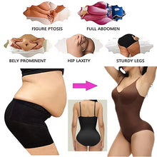 Load image into Gallery viewer, Super Sale V Neck Spaghetti Strap Bodysuit Compression Body Suits Open Crotch Shapewear Slimming Body Shaper Smooth Out Bodysuit
