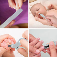Load image into Gallery viewer, Baby Nail Kit, Baby Manicure Kit and Pedicure Kit with Cute Owl Shape Case. Baby Nail Clipper, Scissor, Baby Nail File &amp; Tweezer for Newborn, Infant &amp; Toddler, Mothers Day Gifts(Green)
