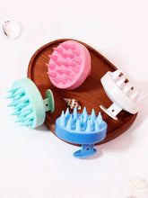 Load image into Gallery viewer, Hair wash brush, silicone scalp massage comb, soft body massage brush, beauty and hairdressing tool, shower SPA comb
