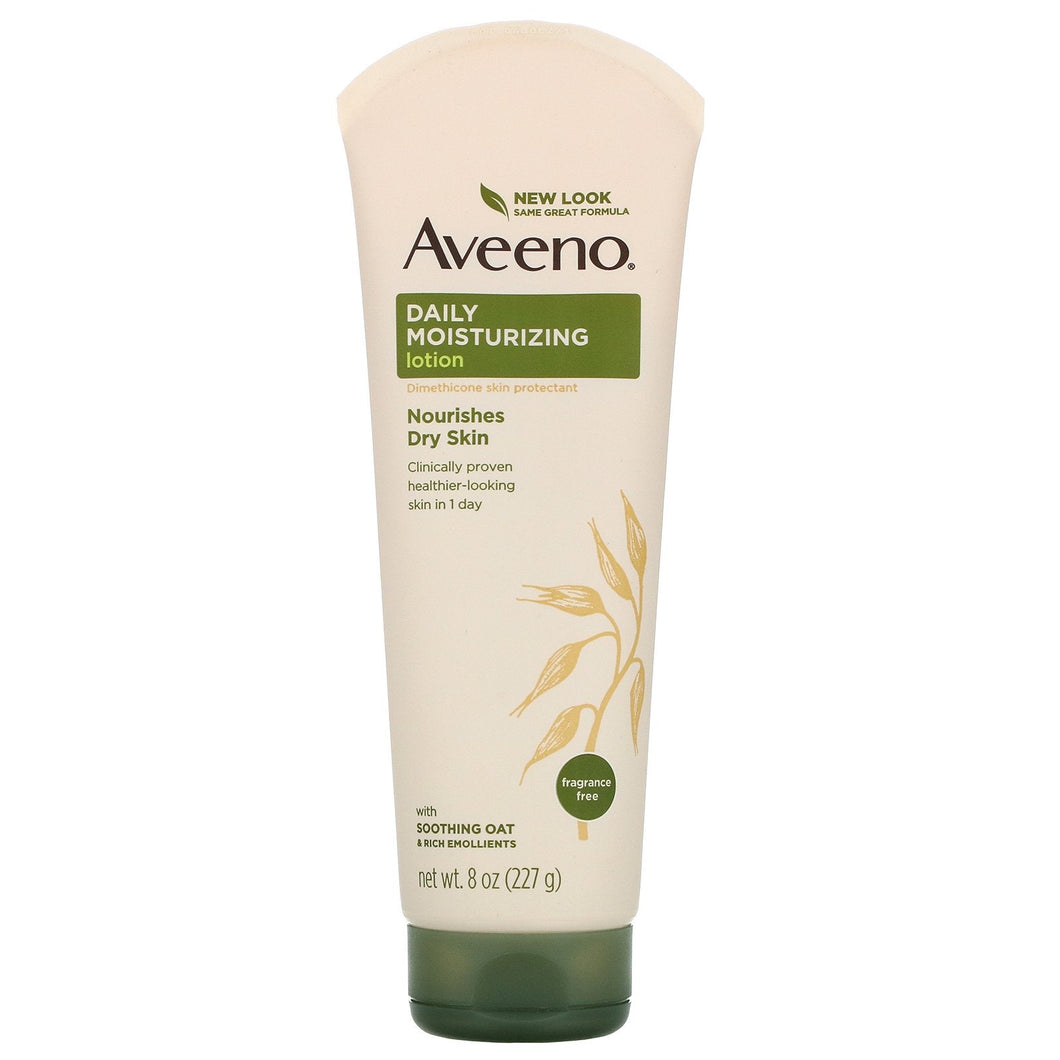 Aveeno Daily Moisturizing Lotion With Oat For Dry Skin, Fragrance Free