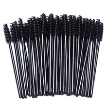 Load image into Gallery viewer, 100 Pcs Disposable Eyelash Spoolies Brush Mascara Applicator Lash Wand Lashes Brush Eyebrow Spooly for Extension
