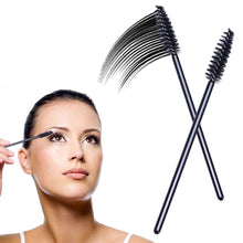 Load image into Gallery viewer, 100 Pcs Disposable Eyelash Spoolies Brush Mascara Applicator Lash Wand Lashes Brush Eyebrow Spooly for Extension
