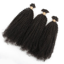 Load image into Gallery viewer, 100% Human Bulk Braiding Hair - Afro Kinky
