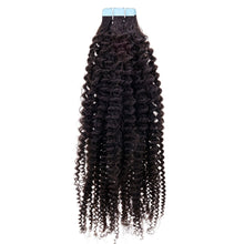 Load image into Gallery viewer, 100% Human Hair Tape In Extensions - Afro Kinky Coily
