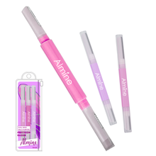 Load image into Gallery viewer, Almine Dual Ended Eyebrow Shaper, 3 Count, Assorted Color
