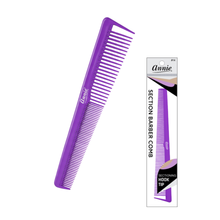 Load image into Gallery viewer, Annie Section Barber Comb with Hook Tip, 1 Count, Assorted

