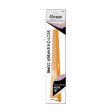 Load image into Gallery viewer, Annie Section Barber Comb with Hook Tip, 1 Count, Assorted

