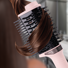 Load image into Gallery viewer, Hot &amp; Hotter Multi-Functional Hair Dryer Brush with Comb, Pink
