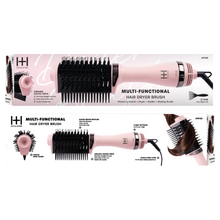 Load image into Gallery viewer, Hot &amp; Hotter Multi-Functional Hair Dryer Brush with Comb, Pink

