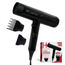 Load image into Gallery viewer, Hot &amp; Hotter Ceramic Turbo 3000 Hair Dryer, Black
