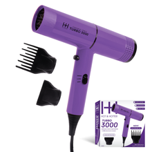 Load image into Gallery viewer, Hot &amp; Hotter Ceramic Turbo 3000 Hair Dryer, Purple
