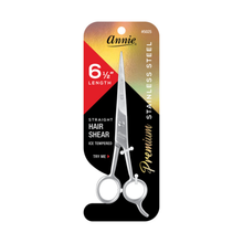 Load image into Gallery viewer, Annie Ice Tempered Stainless Steel Hair Shears 6.5 Inch, 1 Count, Silver
