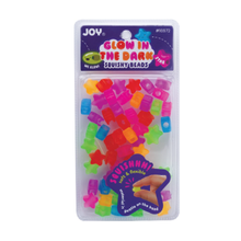 Load image into Gallery viewer, Joy Star Squishy Beads XX-Large, 60 Count, Glow-In-The-Dark Mixed Colors
