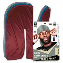 Load image into Gallery viewer, Mr. Durag Wave Maxx Silky Satin Durag, 1 Count, Assorted Colors
