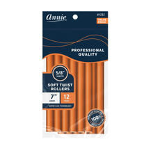 Load image into Gallery viewer, Annie Soft Twist Rollers 5/8 Inch, 12 Count Value Pack, Orange
