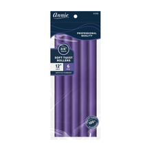Load image into Gallery viewer, Annie Soft Twist Rollers 3/4 Inch, 10 Count Value Pack, Purple
