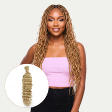 Load image into Gallery viewer, Blonde Deep Wave Bulk 100% Human Braiding Hair
