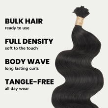 Load image into Gallery viewer, Body Wave  Bulk 100% Human Braiding Hair
