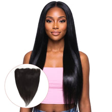 Load image into Gallery viewer, Transparent Lace Human Hair Frontal - Brazilian Straight 13x4
