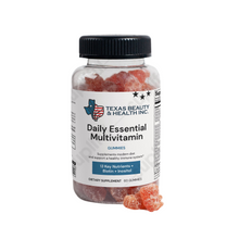 Load image into Gallery viewer, Daily Essential Multivitamin Gummies for Adults – Strawberry Flavor – Immune, Energy &amp; Wellness Support – 60 Gummies
